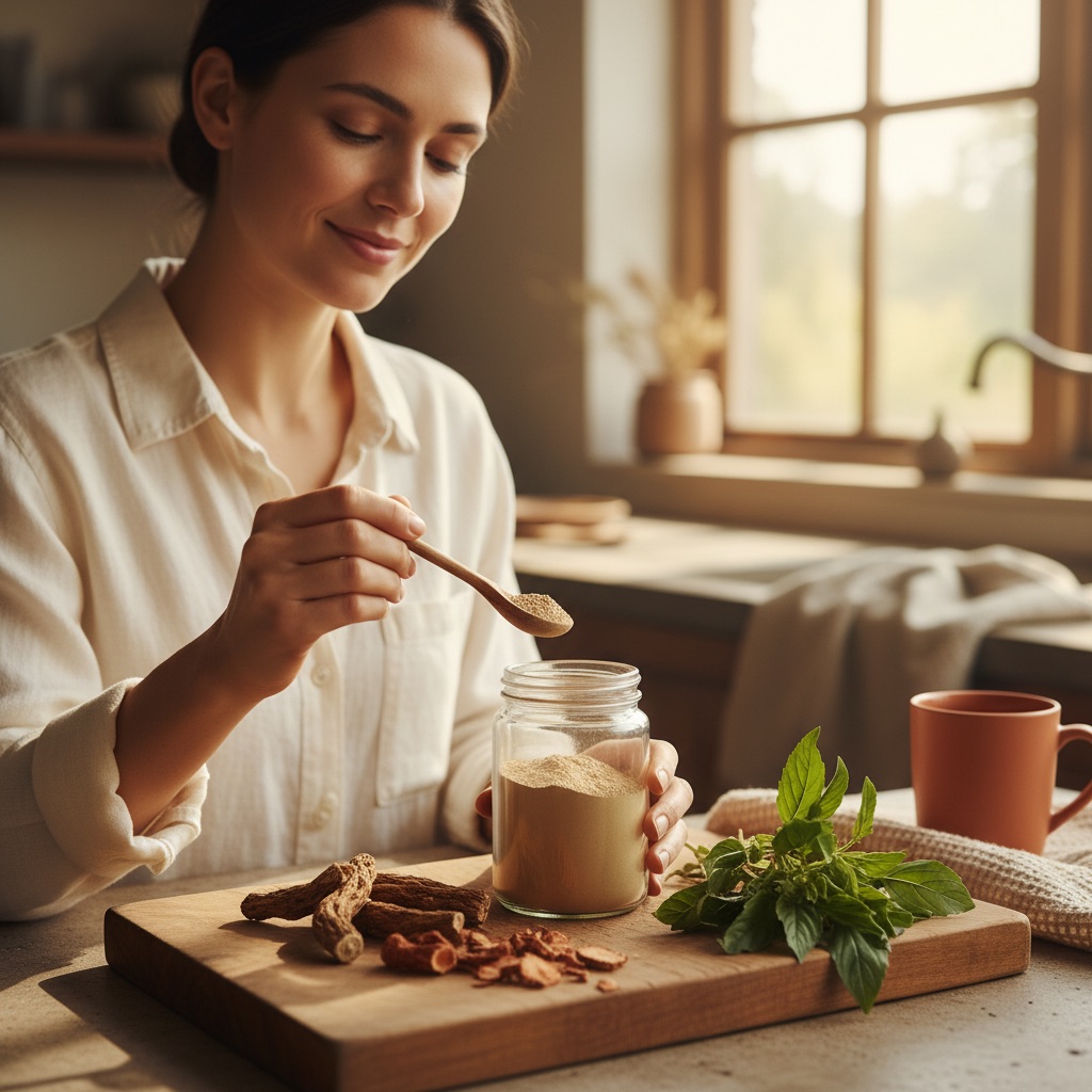 How to choose an adaptogen supplement (without getting ripped off) — editorial imagery