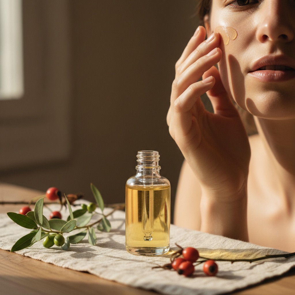 How to choose a natural face and body oil — editorial imagery